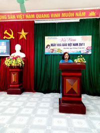 Đồng chí Bùi Thị Hoàng Yến- phát biểu
